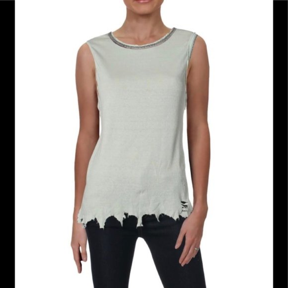 We The Free People Ringer Distressed Vintage Tee - Picture 4 of 12